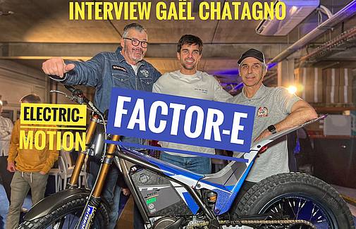 Interview : Gael Chatagno devant la nouvelle Electric Motion Factor E